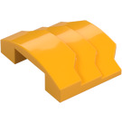 LEGO Bright Light Orange Wedge 3 x 4 with Stepped Sides (66955)