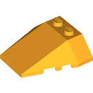 LEGO Helder Lichtoranje Wig 4 x 4 Drievoudig met noppen (48933)