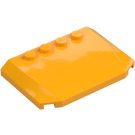 LEGO Bright Light Orange Wedge 4 x 6 Curved (52031)