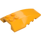 LEGO Bright Light Orange Wedge 6 x 4 Triple Curved (43712)