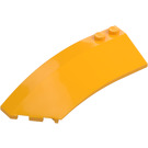 LEGO Bright Light Orange Wedge Curved 3 x 8 x 2 Left (41750 / 42020)