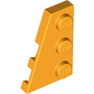 LEGO Bright Light Orange Wedge Plate 2 x 3 Wing Left (43723)