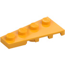 LEGO Klar Ljus Orange Kil Platta 2 x 4 Vinge Vänster (41770)