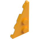 LEGO Bright Light Orange Wedge Plate 2 x 4 Wing Left (65429)