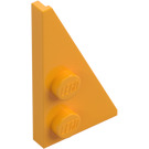 LEGO Bright Light Orange Wedge Plate 2 x 4 Wing Right (65426)