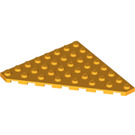 LEGO Orange clair brillant Coin assiette 8 x 8 Coin (30504)