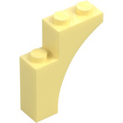 LEGO Světle žlutá Klenba 1 x 3 x 3 (13965)