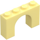 LEGO Ярко светло жълто Арх 1 x 4 x 2 (6182)