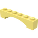 LEGO Jaune clair brillant Arche
 1 x 6 Arc surélevé (92950)