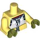 LEGO Leuchtendes Hellgelb Bossk mit Olive Grün Kopf Minifigur Torso (973 / 76382)