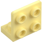 LEGO Světle žlutá Konzola 1 x 2 - 2 x 2 Nahoru (99207)