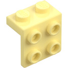 LEGO Bright Light Yellow Bracket 1 x 2 with 2 x 2 (21712 / 44728)