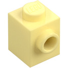 LEGO Helder lichtgeel Steen 1 x 1 met Nop aan Eén Kant (87087)