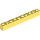 LEGO Jaune clair brillant Brique 1 x 10 (6111)