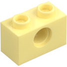 LEGO Bright Light Yellow Brick 1 x 2 with Hole (3700)