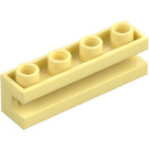 LEGO Bright Light Yellow Brick 1 x 4 with Groove (2653)