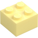 LEGO Helder lichtgeel Steen 2 x 2 (3003 / 6223)