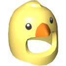 LEGO Bright Light Yellow Chicken Costume Head Cover with Orange Beak  (50041)