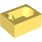 LEGO Bright Light Yellow Duplo Small Bathtub (65113)