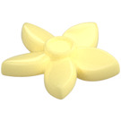 LEGO Amarillo claro brillante Flor con Pointed Pétalos con Pequeño Pin (18853)