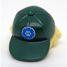 LEGO Hair with Dark Green Cap with Rescue Animal Logo