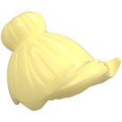 LEGO Amarillo claro brillante Pelo con Parte superior Knot Bun y Forelock (93562)