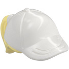 LEGO Jaune Clair Brillant Cheveux avec Blanc Casquette (35660)