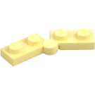 LEGO Světle žlutá Závěs Deska 1 x 4 (1927 / 19954)