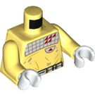 LEGO Helles Hellgelb Kessel Mine Worker Minifig Torso (973 / 76382)