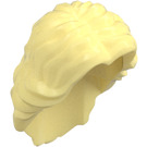 LEGO Bright Light Yellow Long Hair with Parting Brushed Back Wavy (86398 / 90396)