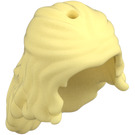 LEGO Bright Light Yellow Long Wavy Tied Back Hair (18637 / 92258)