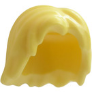 LEGO Giallo chiaro brillante Media lunghezza Capelli arruffati con divisione centrale (88283)