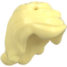 LEGO Bright Light Yellow Mid-Length Wavy Hair with Right Section (15677)