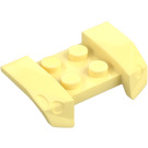 LEGO Bright Light Yellow Mudguard Plate 2 x 4 with Overhanging Headlights (44674)