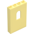 LEGO Leuchtendes Hellgelb Paneel 1 x 4 x 5 mit Fenster (60808)