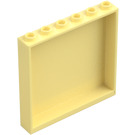 LEGO Bright Light Yellow Panel 1 x 6 x 5 (35286 / 59349)