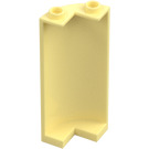 LEGO Bright Light Yellow Panel 2 x 2 x 5 Wall Curved (30987)