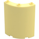 LEGO Bright Light Yellow Panel 4 x 4 x 6 Curved (30562 / 35276)