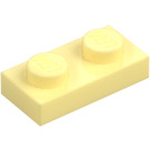 LEGO Bright Light Yellow Plate 1 x 2 (3023 / 28653)