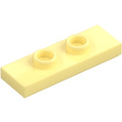 LEGO Leuchtendes Hellgelb Platte 1 x 3 mit 2 Noppen (34103)