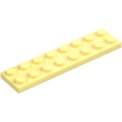 LEGO Ярко светло жълто Плоча 2 x 8 (3034)