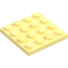 LEGO Jaune Clair Brillant assiette 4 x 4 (3031)