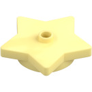 LEGO Bright Light Yellow Plate 4 x 4 x 0.7 Round Star (39611)