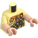 LEGO Bright Light Yellow Russell Minifig Torso (973 / 78568)