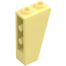 LEGO Světle žlutá Sklon 1 x 2 x 3 (75°) Převrácený (2449)