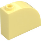 LEGO Amarillo claro brillante Con pendiente 1 x 3 x 2 Curvo (33243)