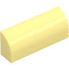 LEGO Amarillo claro brillante Con pendiente 1 x 4 Curvo (6191 / 10314)