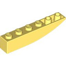 LEGO Helles Hellgelb Steigung 1 x 6 Gebogen Invertiert (41763 / 42023)