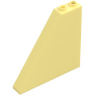 LEGO Bright Light Yellow Slope 1 x 6 x 5 (55°) without Bottom Stud Holders (30249)