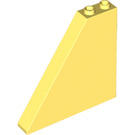 LEGO Jaune clair brillant Pente 1 x 6 x 5 (55°) sans porte-goujons inférieurs (30249)